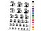 Happy Mother's Grouchy Mad Mom Cat with Kittens Temporary Tattoo Water Resistant Fake Body Art Set Collection